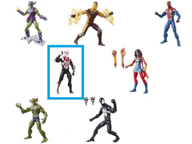 All New Spider Man 2099 -  Amazing Spider-Man Marvel Legends Figures Wave 7 (No BAF)