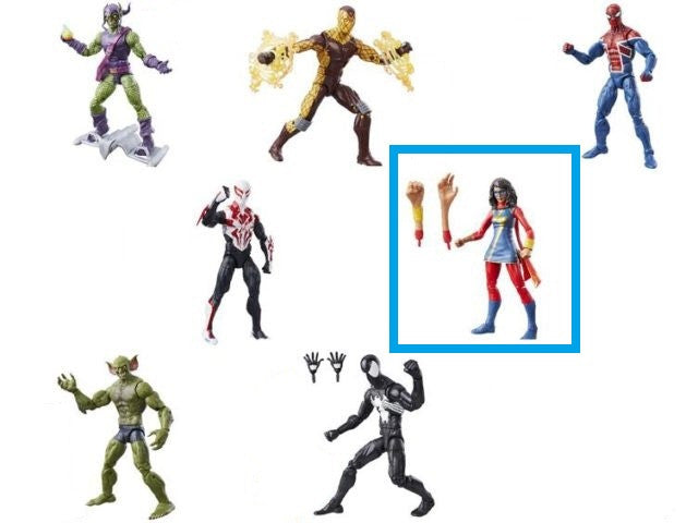 Ms Marvel -  Amazing Spider-Man Marvel Legends Figures Wave 7 (No BAF)