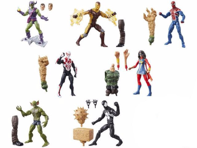 Set of 7 - Amazing Spider-Man Marvel Legends Figures Wave 7