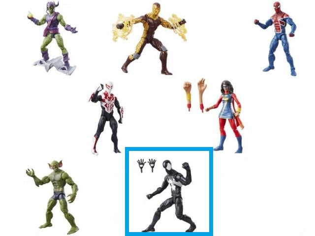 Symbiote Spider Man -  Amazing Spider-Man Marvel Legends Figures Wave 7 (No BAF)