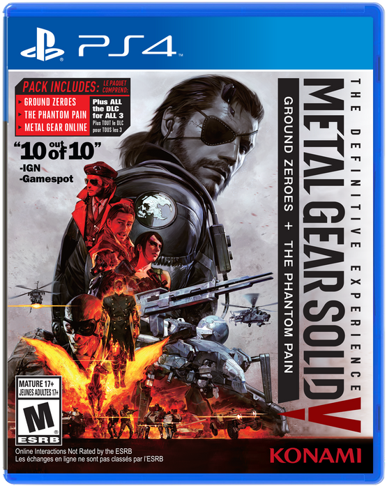 Metal Gear Solid V The Definitive Experience for Playstaion 4