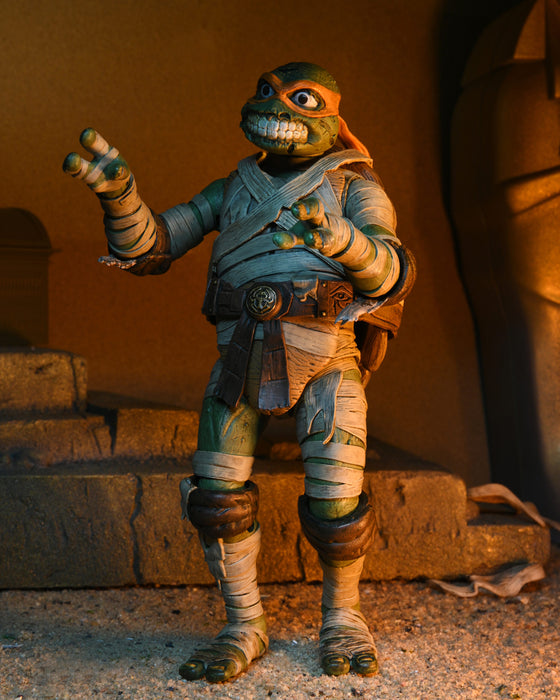 NECA Universal Monsters/Teenage Mutant Ninja Turtles - Michelangelo as The Mummy