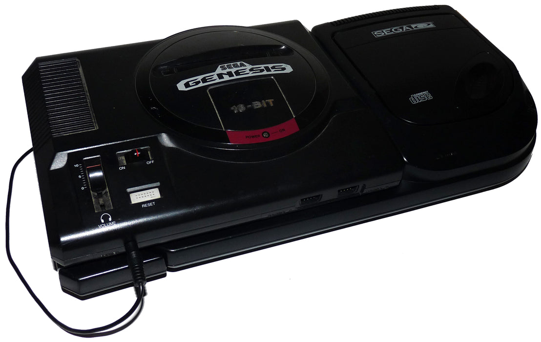 Sega Genesis with Sega CD Model 2