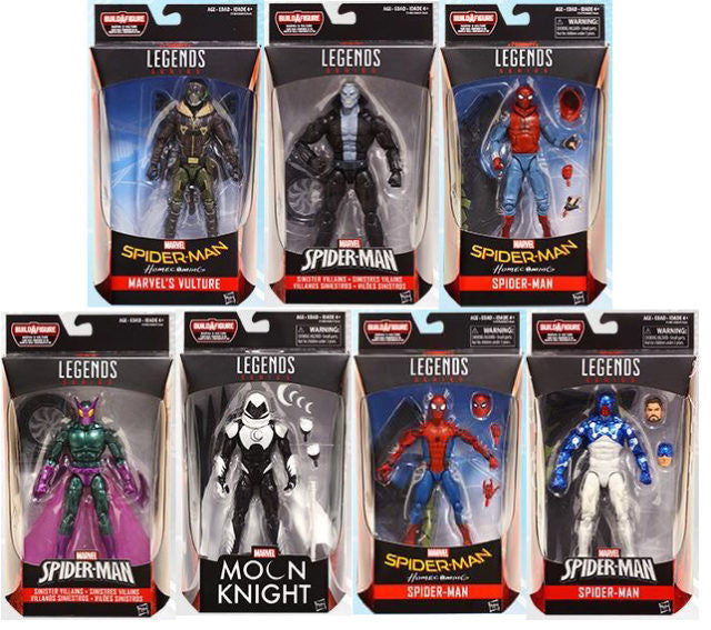 Set of 7 - Amazing Spider-Man Marvel Legends Wave 8