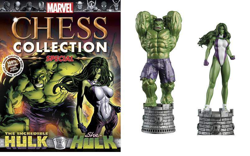 Marvel Chess Figure Collector Magazine Special #1 Hulk & She-Hulk