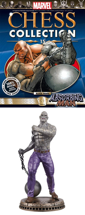 Marvel Chess Figure Collector Mag #15 Absorbing Man Black Pawn