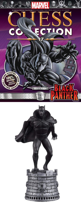 Marvel Chess Figure Collector Magazine #17 Black Panther White Rook
