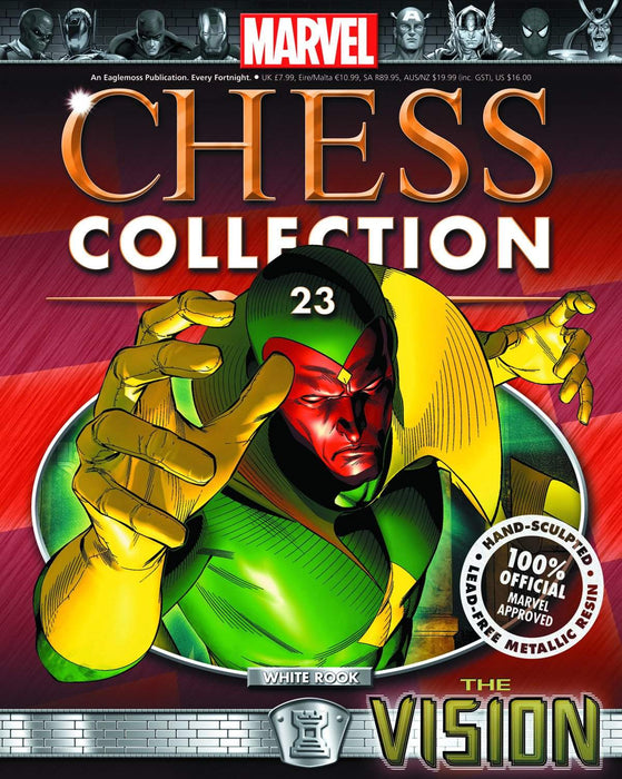 Marvel Chess Fig Collectors Magazine #23 Vision White Rook