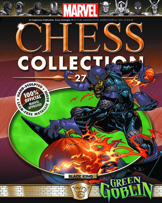 Marvel Chess Figure Collector Magazine #27 Green Goblin Black King