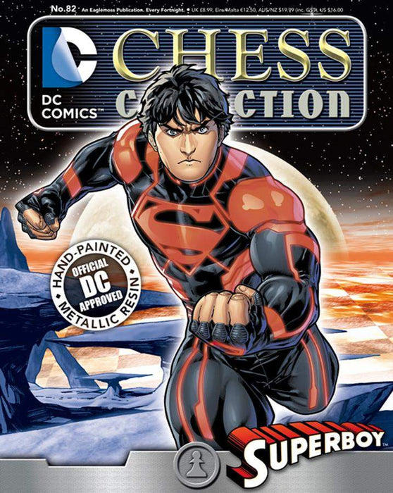 DC Superhero Chess Fig Coll Mag #82 Superboy White Pawn