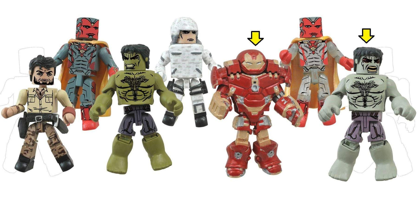 Marvel Minimates Series 63 Avengers 2 - Hulkbuster Iron Man vs. Rampaging Hulk