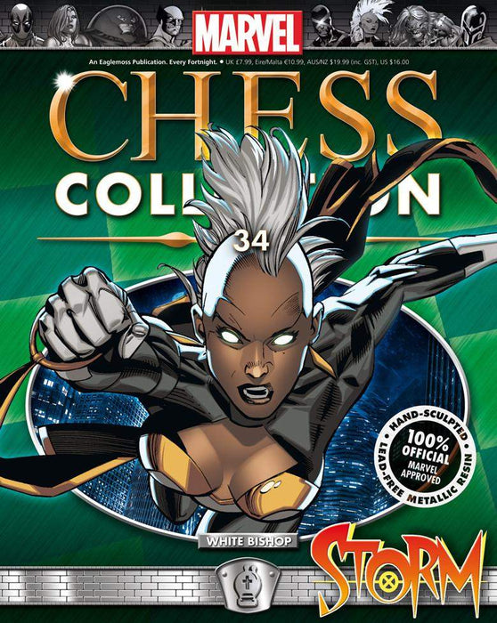 Marvel Chess  #34 Storm White Bishop