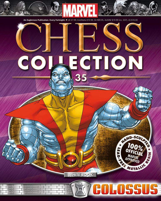 Marvel Chess  #35 Colossus White Rook