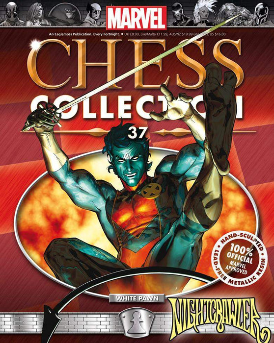 Marvel Chess Figure #37 Nightcrawler White Pawn
