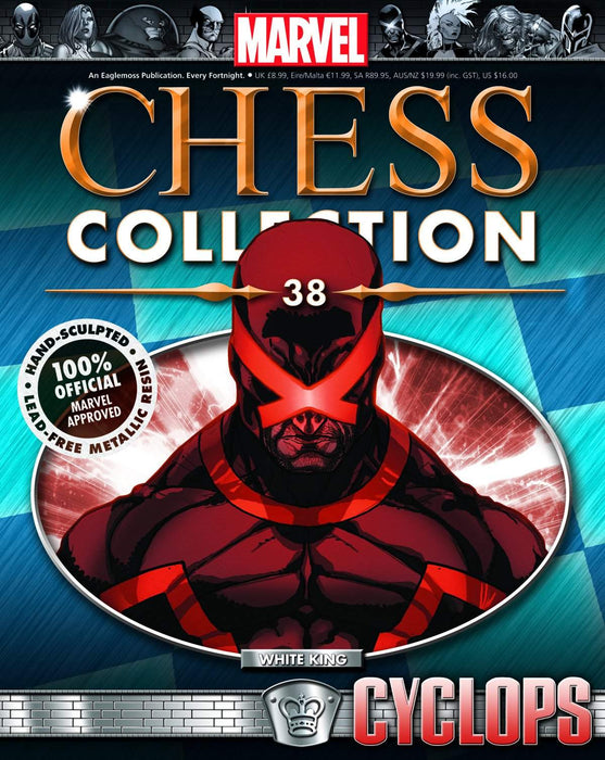 Marvel Chess Figure #38 Cyclops White King