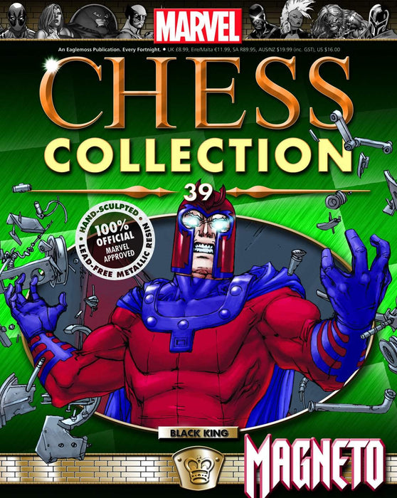 Marvel Chess Figure #39 Magneto Black King