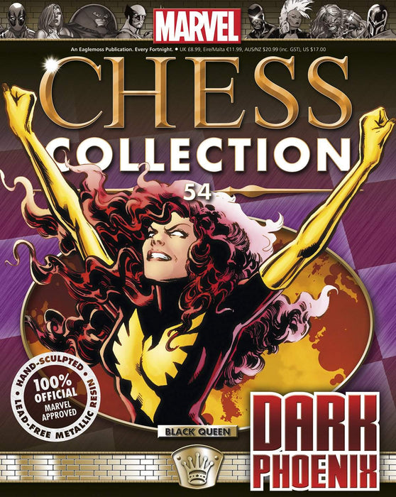Marvel Chess #54 Dark Phoenix Black Queen