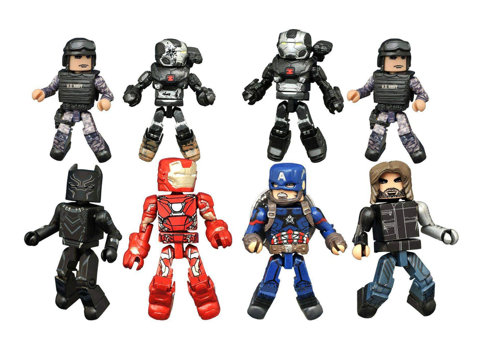 Marvel Minimates Series 66 Iron Man with Black Panther
