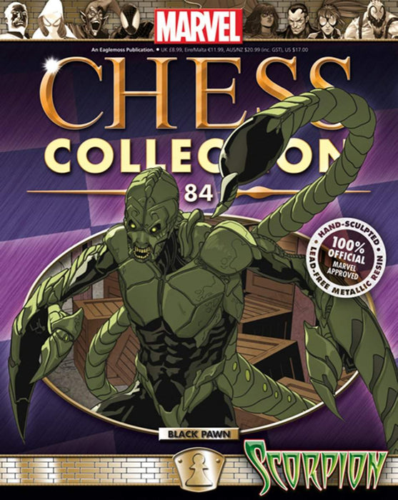 Marvel Chess Figure #84 Scorpion Black Pawn