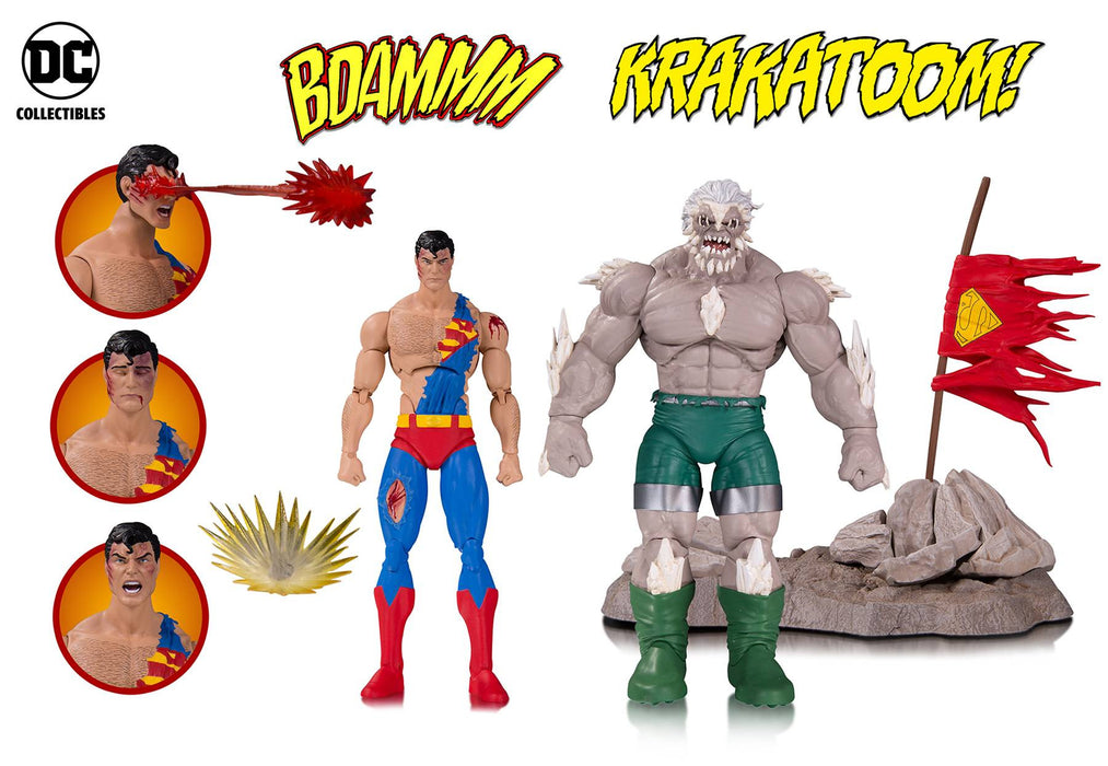 DC Icons Doomsday Superman Death Superman Deluxe 2 Pack