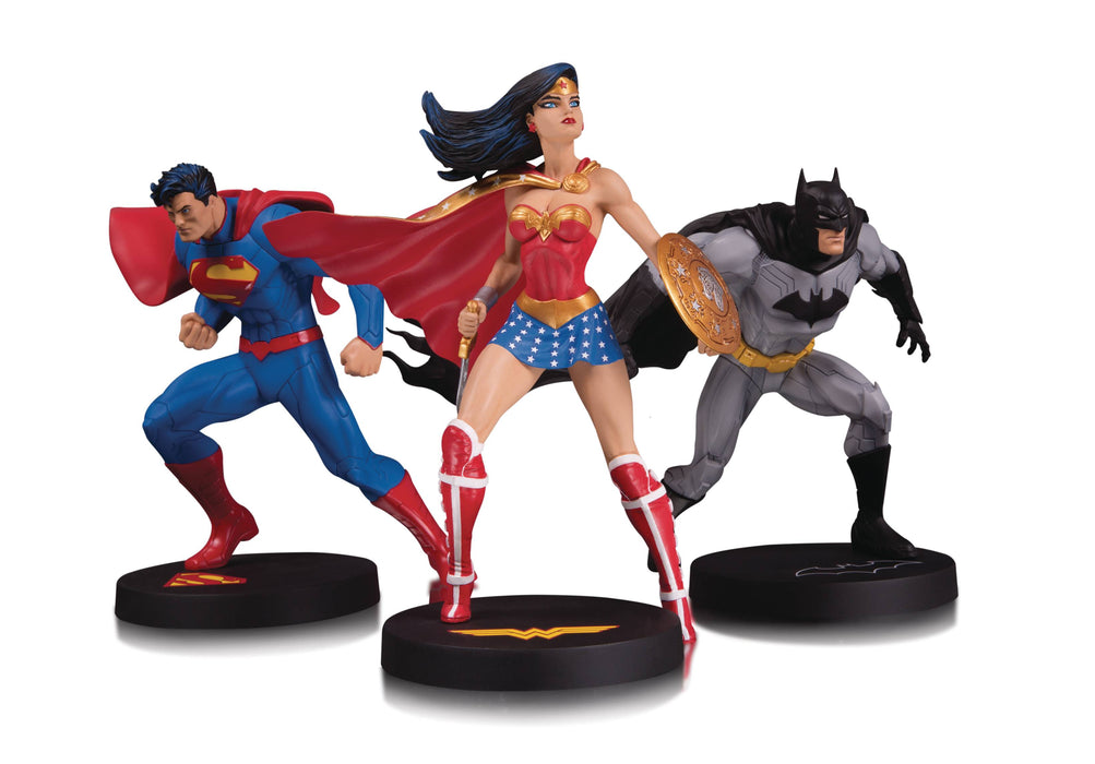 DC Designer Series Jim Lee Collector 3 Pack Statue Set
