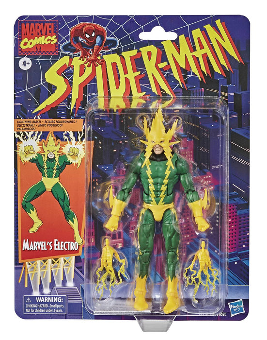 Electro - Spider-Man Retro Marvel Legends Wave 1
