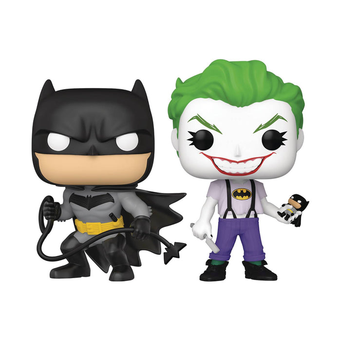 POP DC Heroes: White Knight Batman & White Knight The Joker (2-Pack) Px