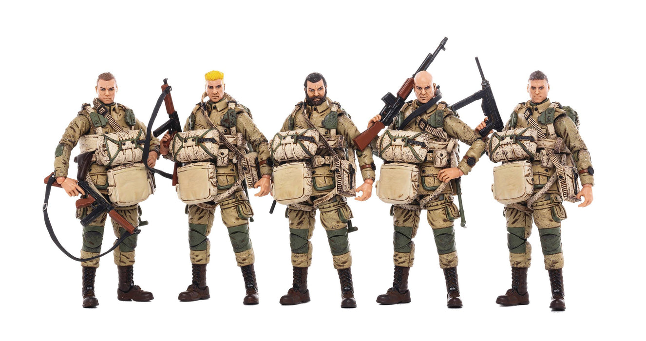 Joy Toy WWII US Army Airborn Division 1/18 Figure 5 Pack