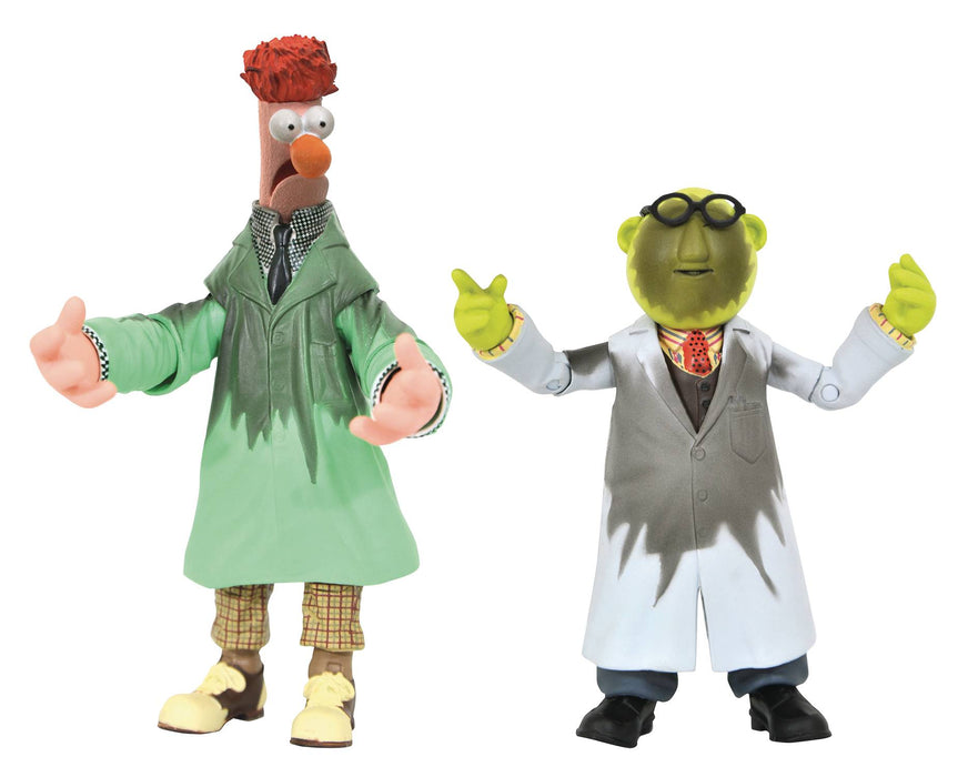 Sdcc 2021 Muppets Dlx Dr Honeydew & Beaker Action Figure Set