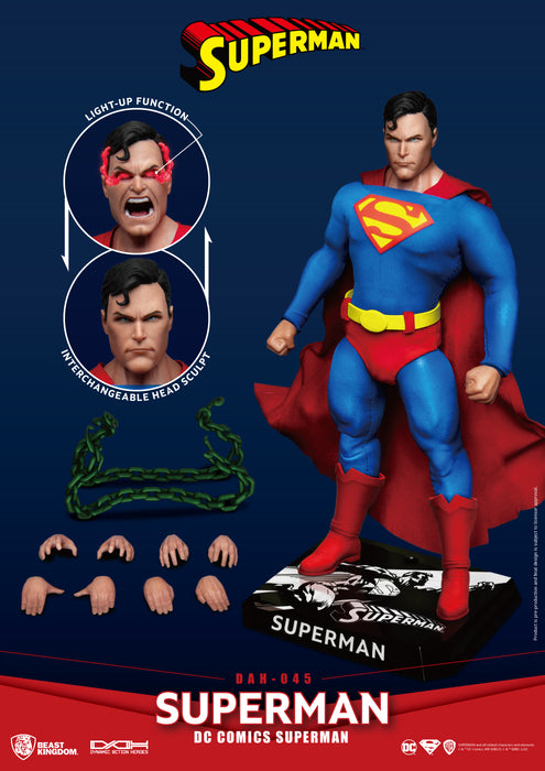 DC Comics Dah-045 Dynamic 8-Ction Heroes Superman Action Figure