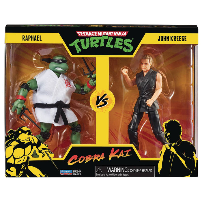 TMNT X Cobra Kai Raphael Vs John Kreese 2 Pack