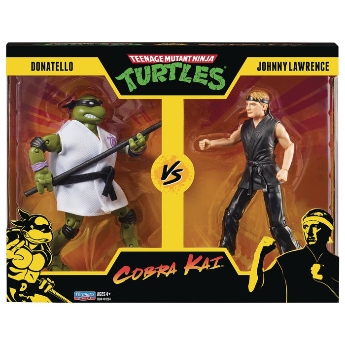 TMNT X Cobra Kai Donatello Vs Johnny Lawrence 2 Pack