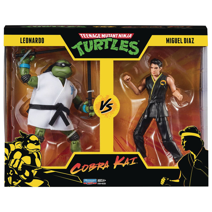 TMNT X Cobra Kai Leonardo Vs Miguel Diaz 2 Pack