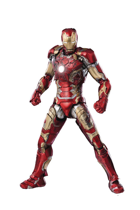 Avengers Inf Saga Iron Man Mk43 Dlx Battl Dmg 1/12 Shr Ex