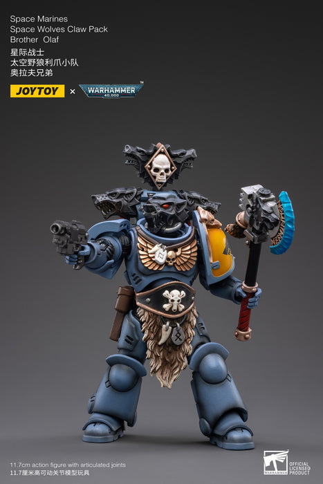 Joy Toy Warhammer 40K Space Wolves Claw Pack Olaf 1/18