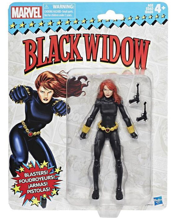 Black Widow - Marvel Legends Super Heroes Vintage 6-Inch Figures Wave 1