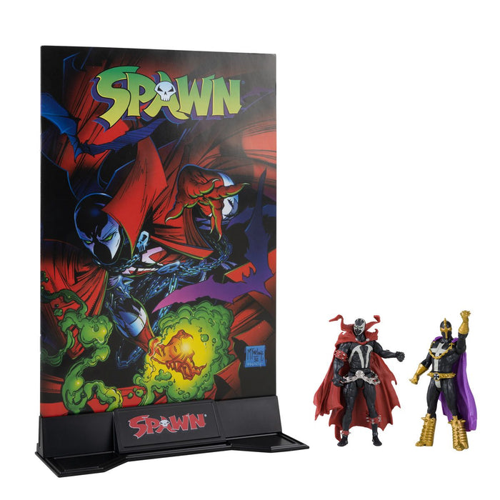 Spawn and Anti-Spawn - Spawn Page Punchers 3-Inch Scale Action Figure 2-Pack with Comic Book