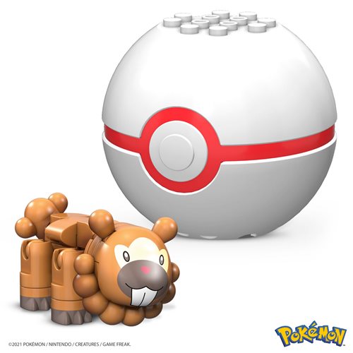 Mega Construx Pokemon Poke Ball Series 15 - Bidoof