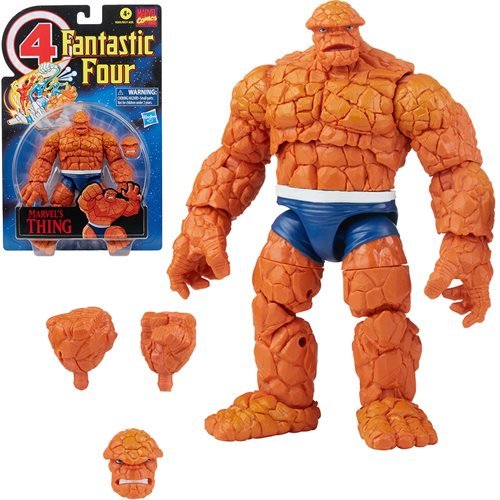 Fantastic Four Retro Marvel Legends Thing 6-Inch Action Figure