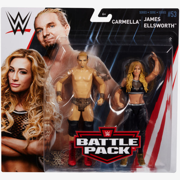 Carmella and James Ellsworth - WWE Battle Pack Series 53