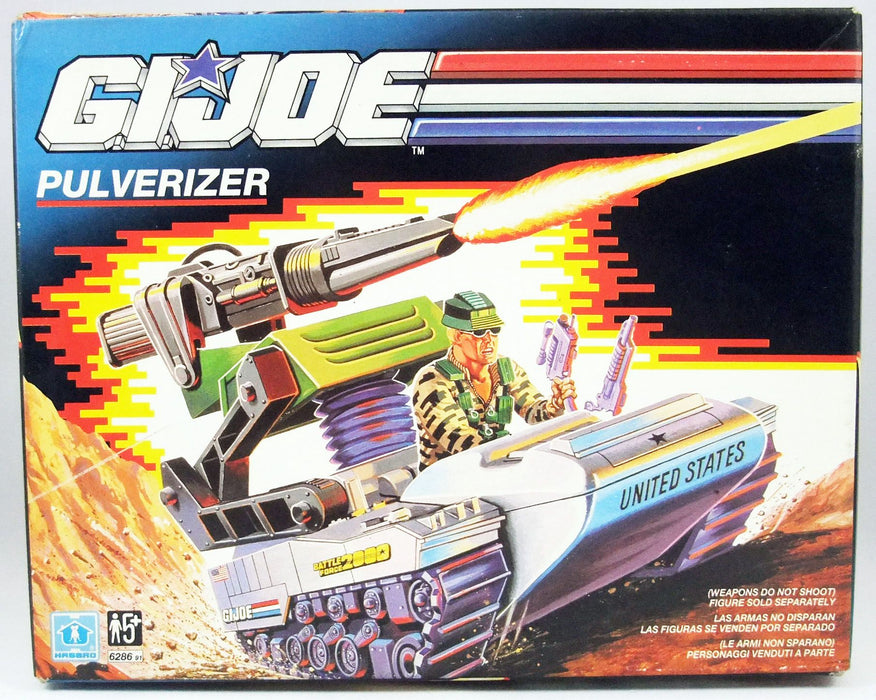 GI Joe 1989 Pulverizer Parts