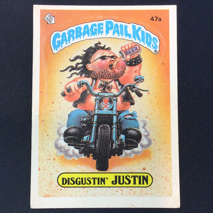 1985 Topps Garbage Pail Kids #47a Disgustin' Justin