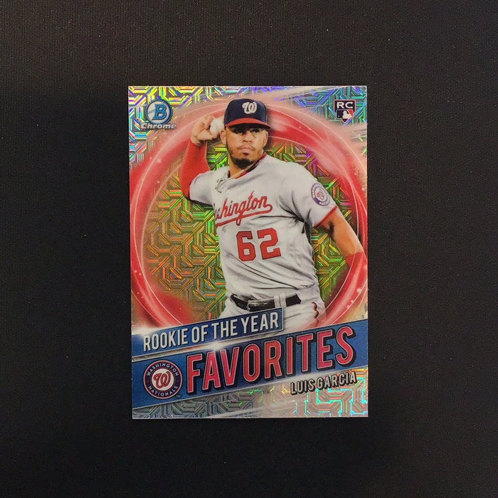 2021 Bowman Chrome Rookie of the Year Favorites Refractors #RRYLG Luis Garcia