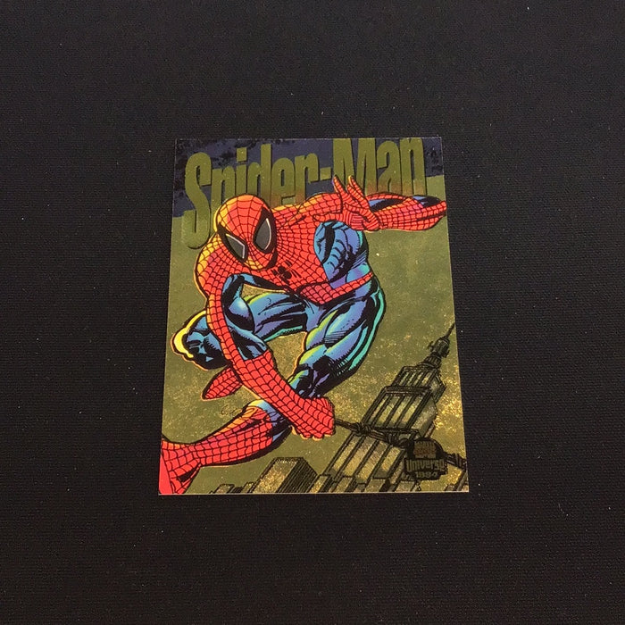 1994 Fleer Marvel Universe V Power Blast Gold #6 Spider-Man