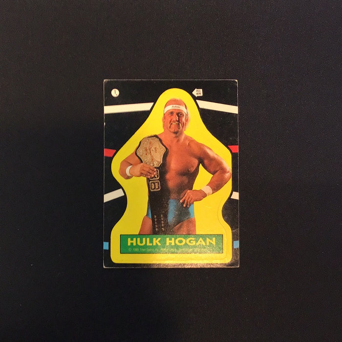 1985 Topps WWF Stickers #1 Hulk Hogan