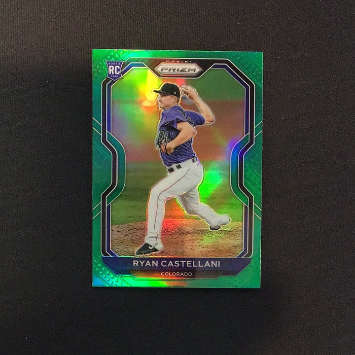 2021 Panini Prizm Prizms Green #91 Ryan Castellani