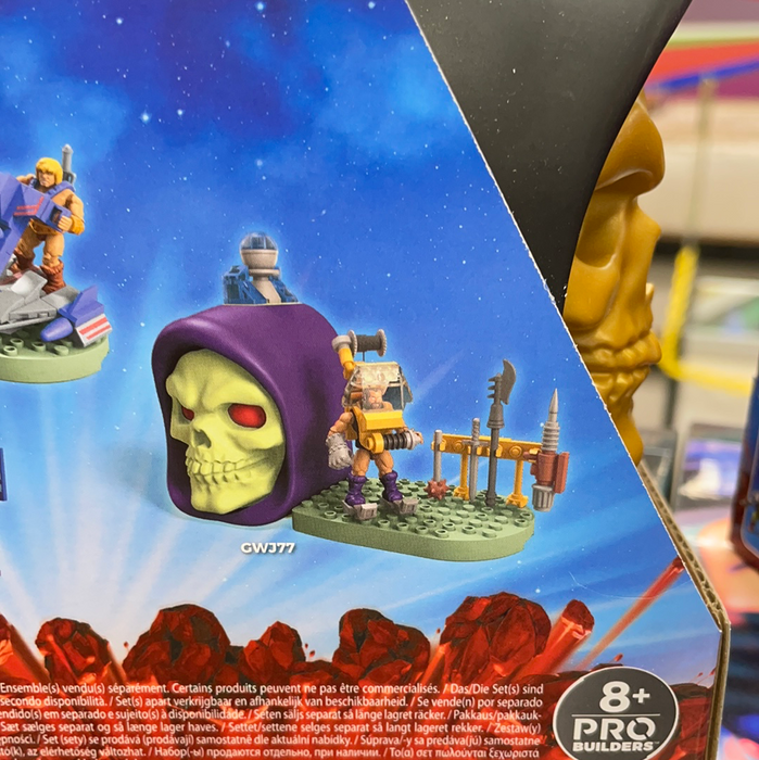 Fisto Cliff Climber - Mega Construx Masters of the Universe Skeletor Skull Case