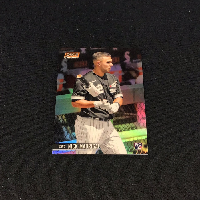 2021 Stadium Club Chrome Insert Orange Refractors #59 Nick Madrigal