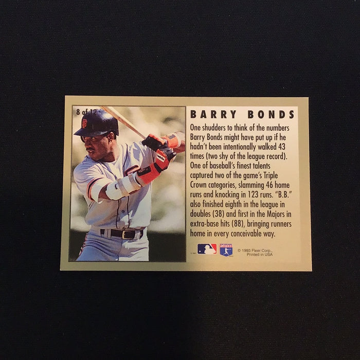 1994 Fleer League Leaders #8 Barry Bonds