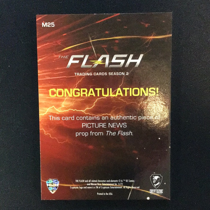 Cryptozoic The Flash Season 2 Picture News Prop Card #M25